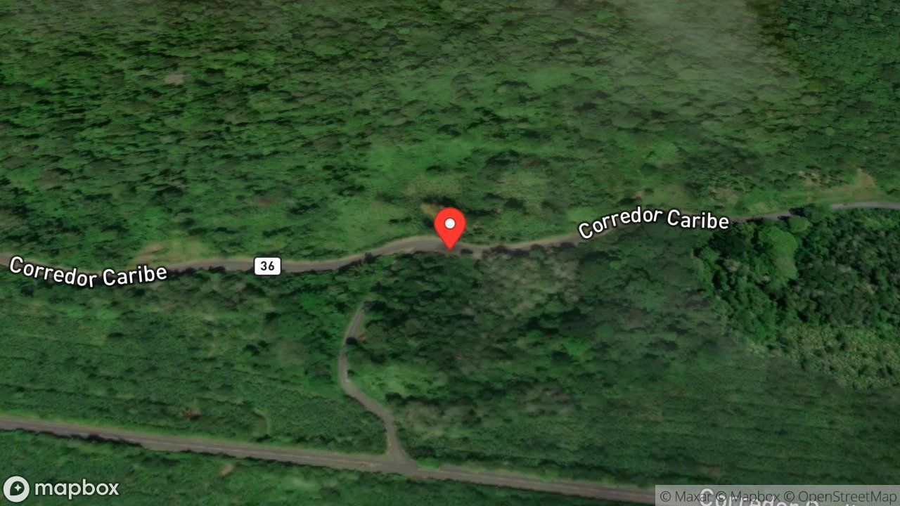 Mapa del incidente FUEGO EN MICROBUS