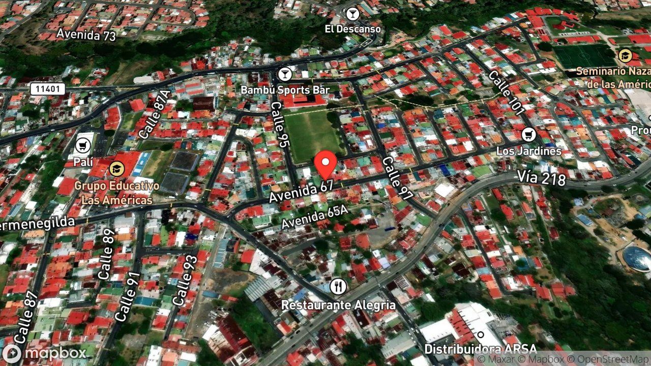 Mapa del incidente FUEGO EN VIVIENDA