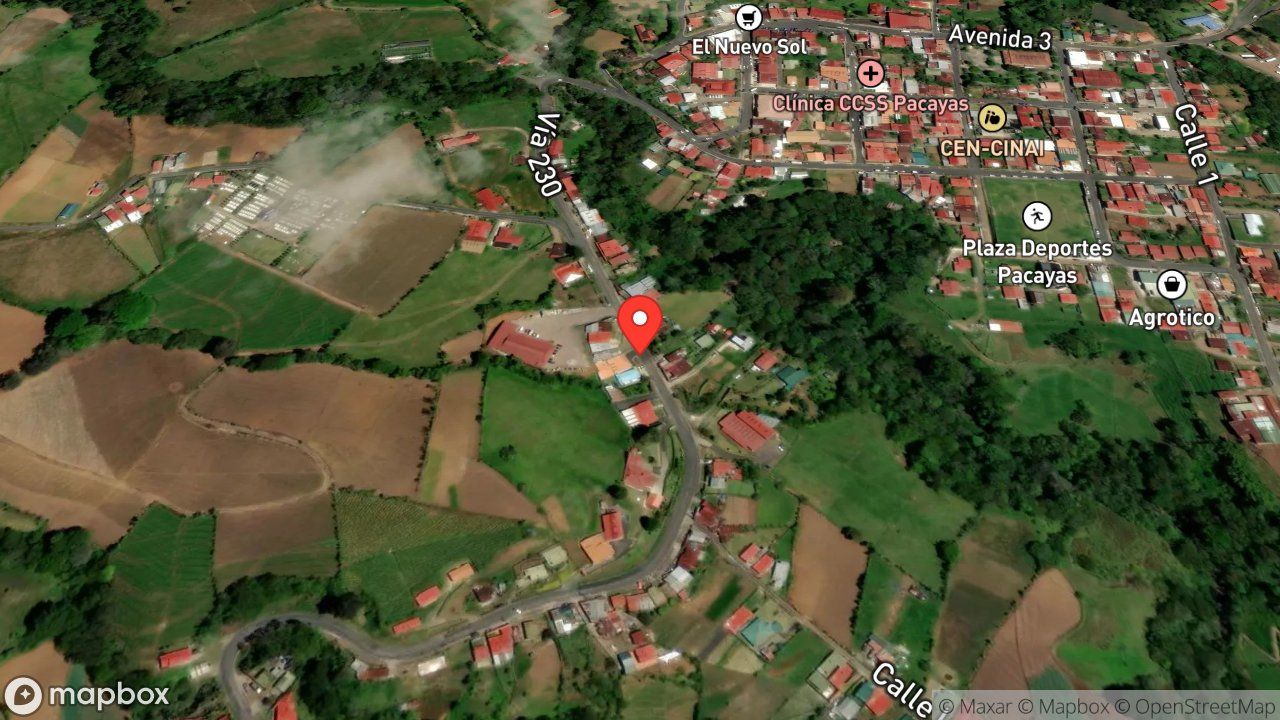 Mapa del incidente ESTACION DE PACAYAS REPORTA RESCATE ANIMAL