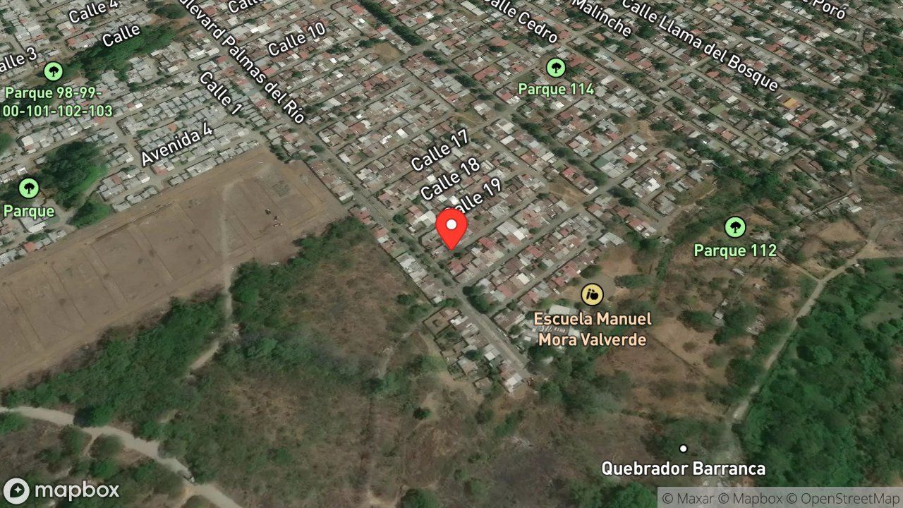 Mapa del incidente FUEGO EN VIVIENDA