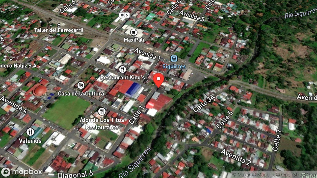 Mapa del incidente ESTACION DE SIQUIRRES REPORTA FUEGO EN ESTRUCTURA