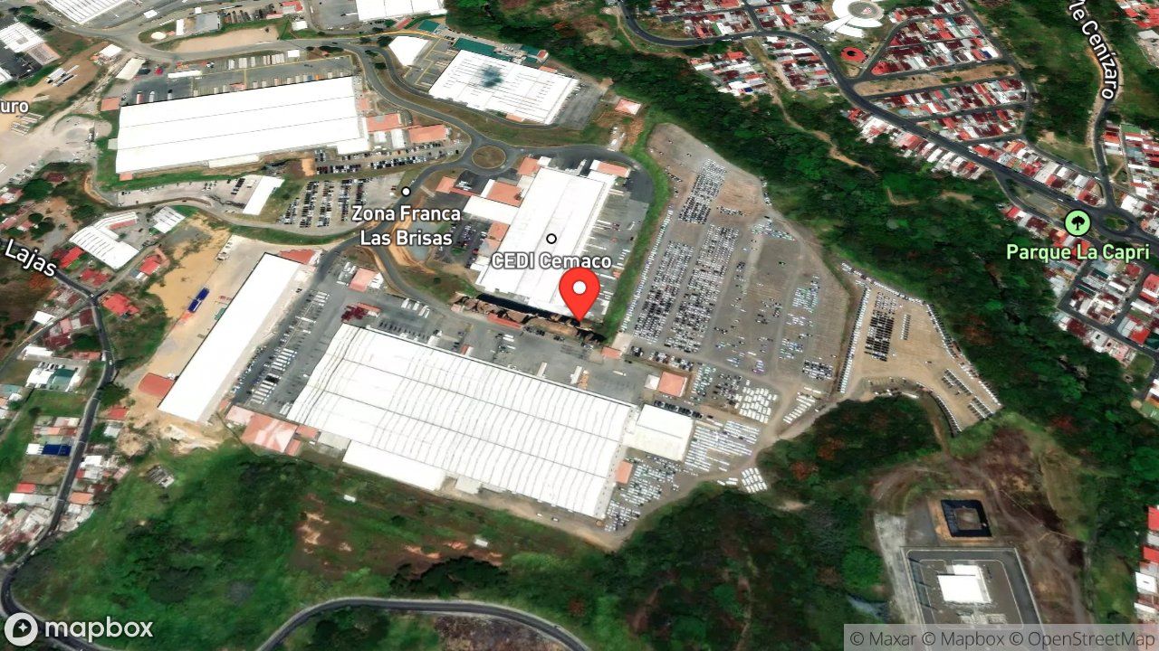 Mapa del incidente FUEGO EN BODEGA