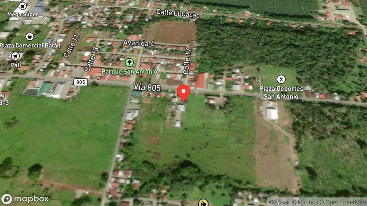 Mapa del incidente FUEGO EN ESTRUCTURA