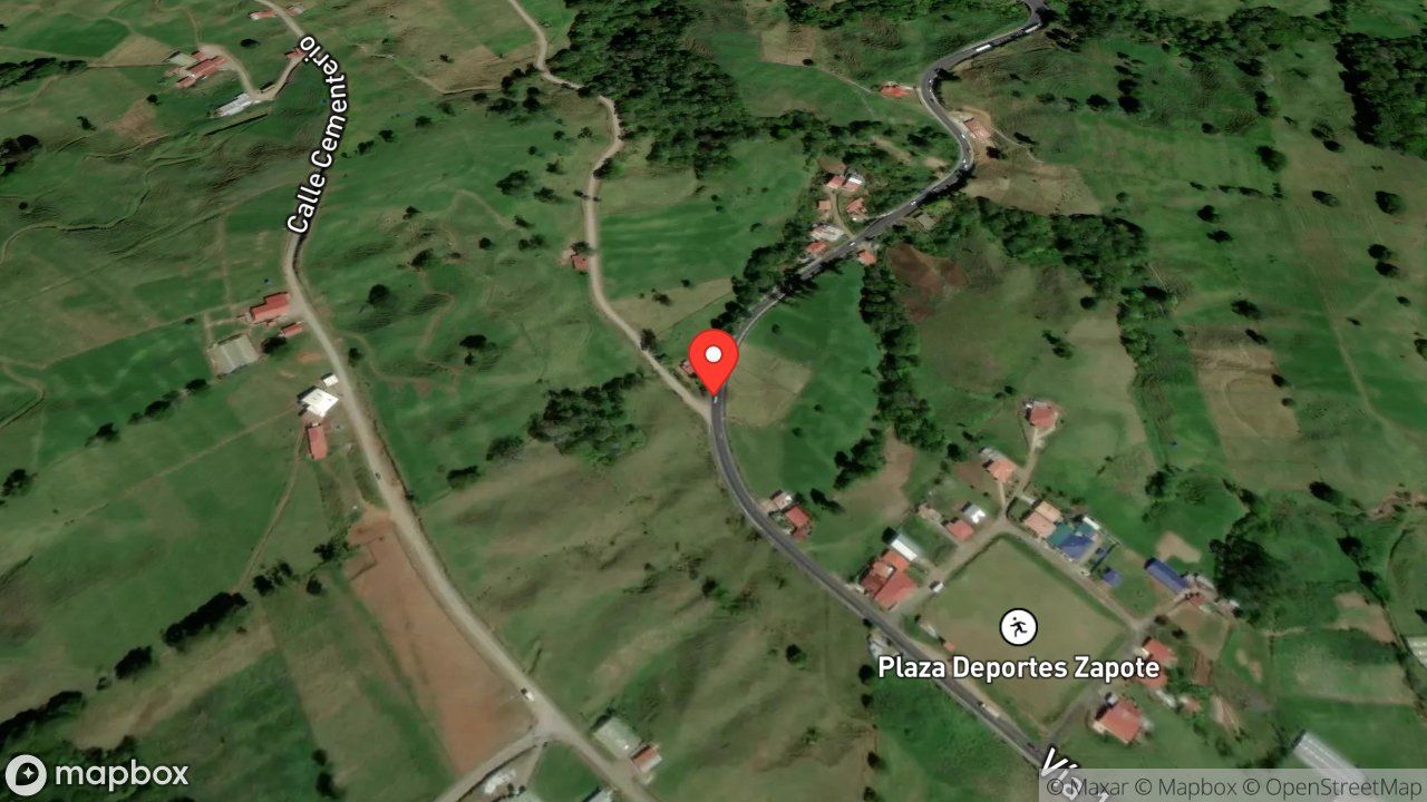 Mapa del incidente COLISION DE DOS VEHICULOS CARGA PESADA CON PERSONA ATRAPADA