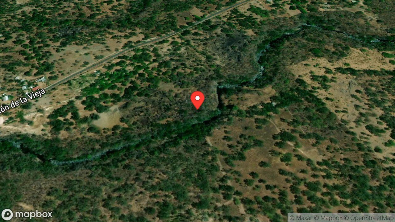 Mapa del incidente QUEMA DE CHARRAL CON AMENAZA