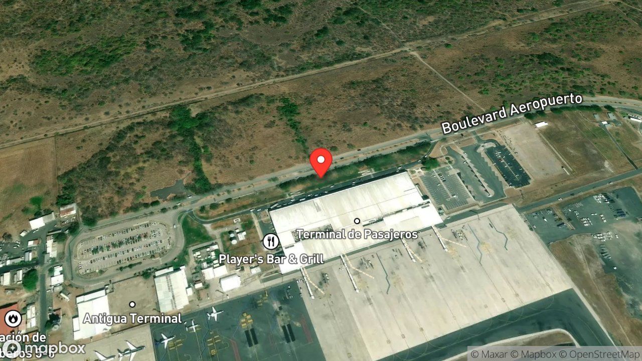 Mapa del incidente ESTACION DEL AEROPUERTO DANIEL ODUBER REPORTA SERPIENTE EN EL LOBBY