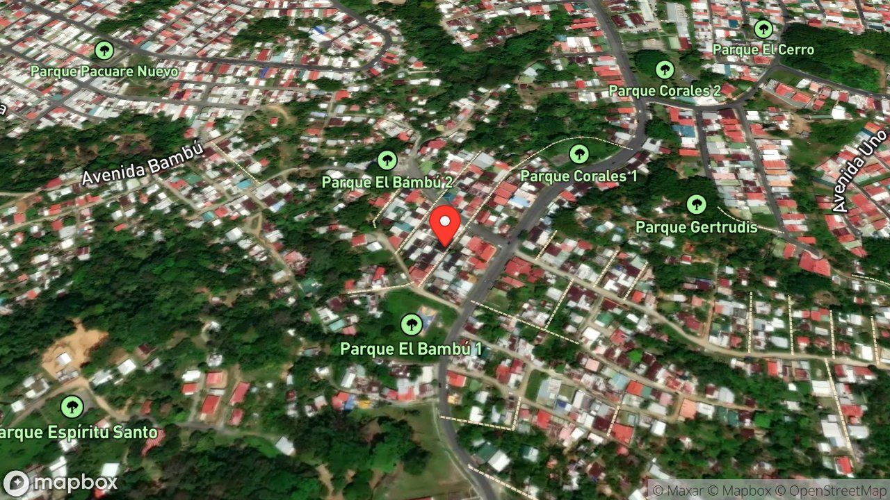 Mapa del incidente ESTACION DE LIMON REPORTA FUEGO EN VIVIENDA