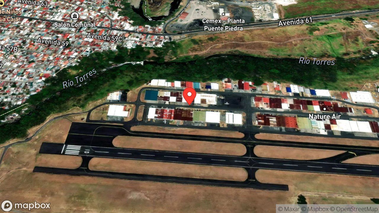 Mapa del incidente ESTACION TOBIAS BOLAÑOS REPORTA TENDIDO ELECTRICO A BAJA ALTURA