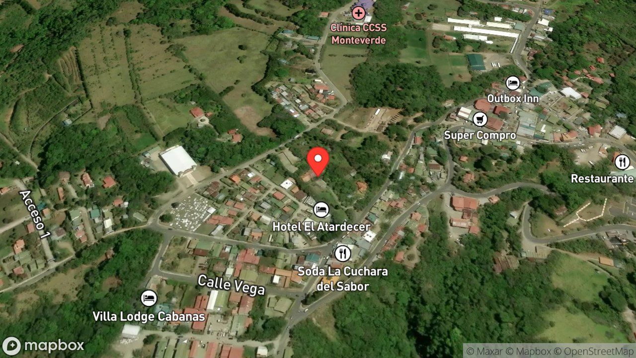 Mapa del incidente ESTACION MONTEVERDE REPORTA ENJAMBRE DE ABEJAS