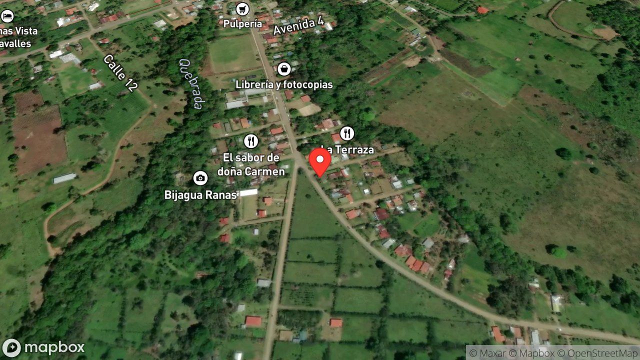 Mapa del incidente ENJAMBRE DE ABEJAS