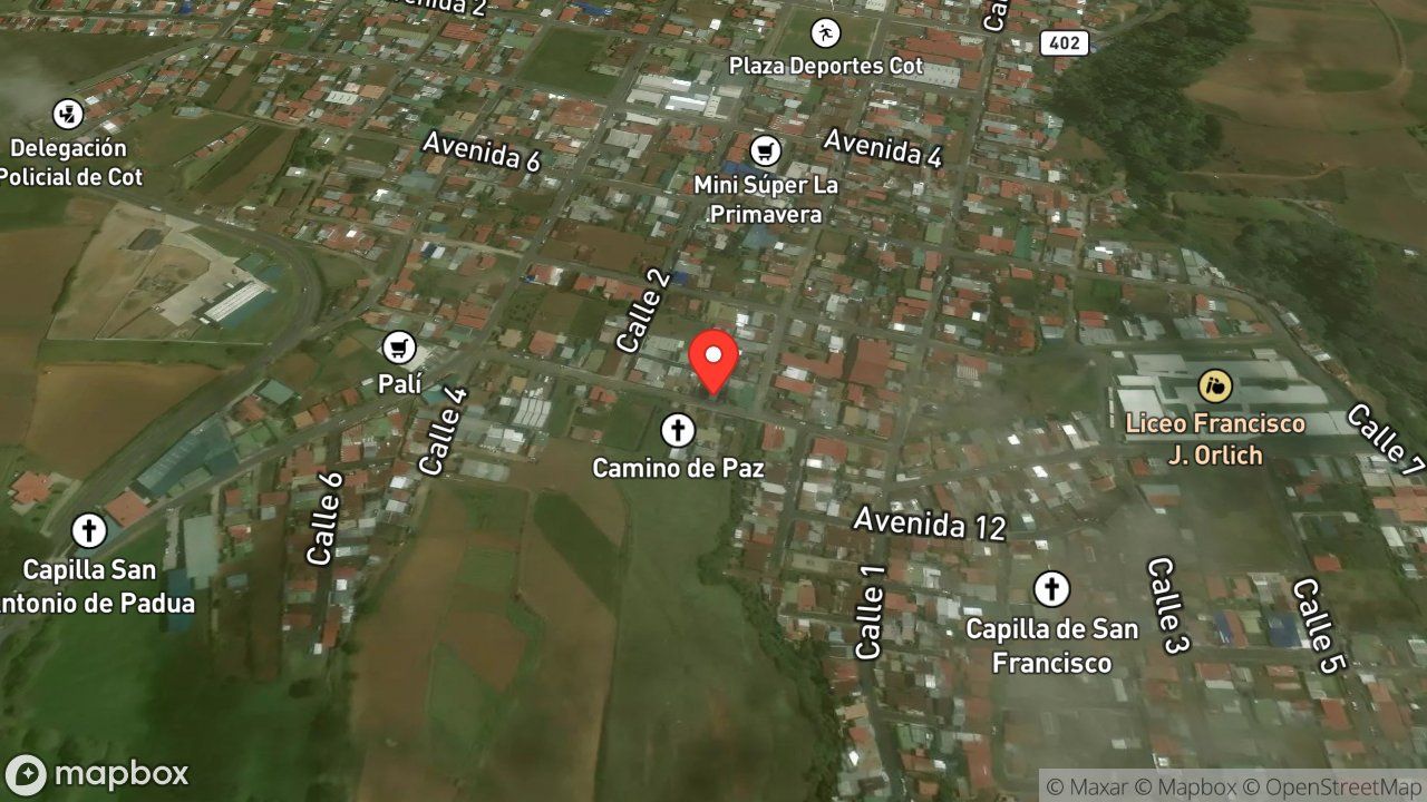 Mapa del incidente RESCATE DE MASCULINO CON EXTREMIDAD ATRAPADA EN UNA ALCANTARILLA