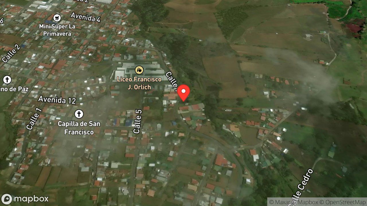 Mapa del incidente PEREZOSO EN VIVIENDA