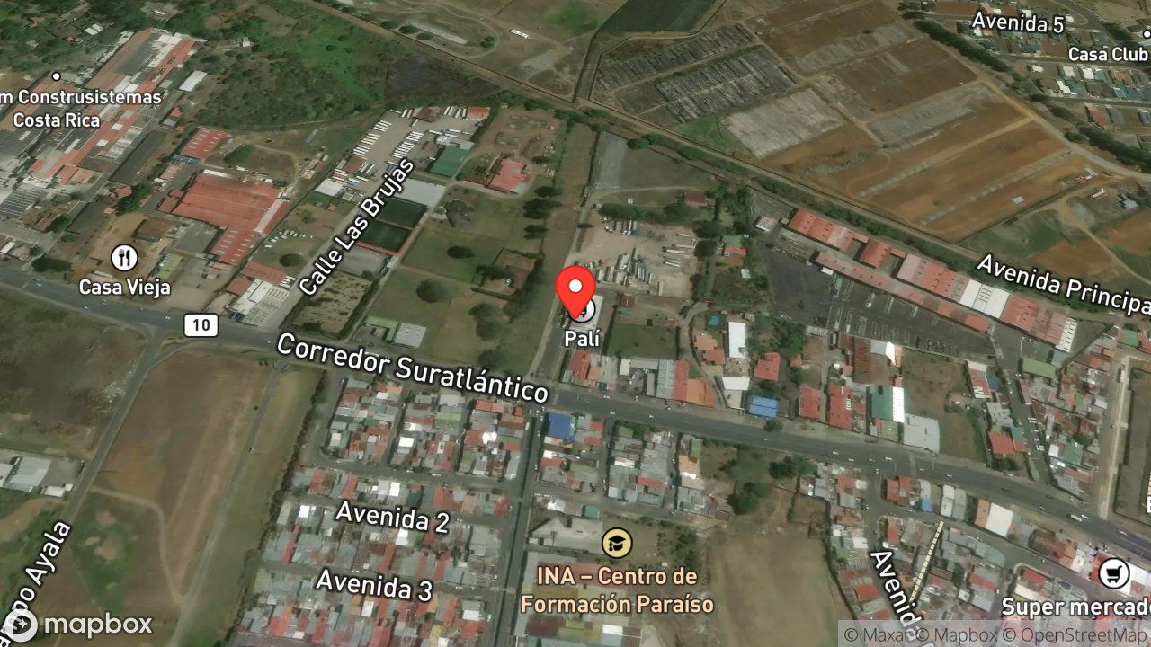 Mapa del incidente SERPIENTE