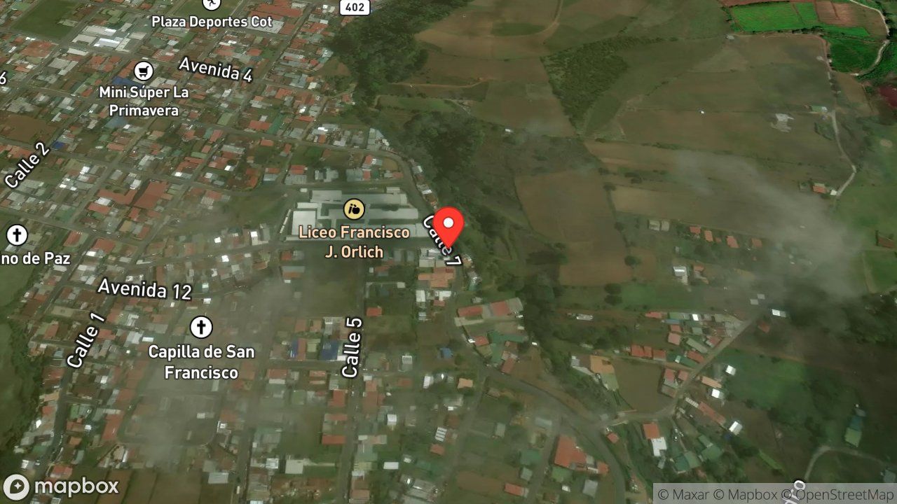 Mapa del incidente ESTACION DE PACAYAS REPORTA RESCATE ANIMAL