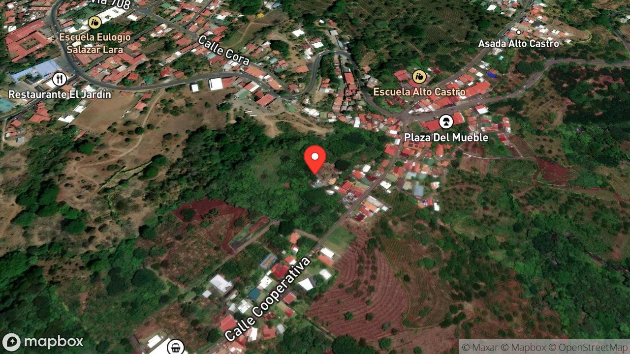 Mapa del incidente QUEMA DE CHARRAL CON AMENAZA
