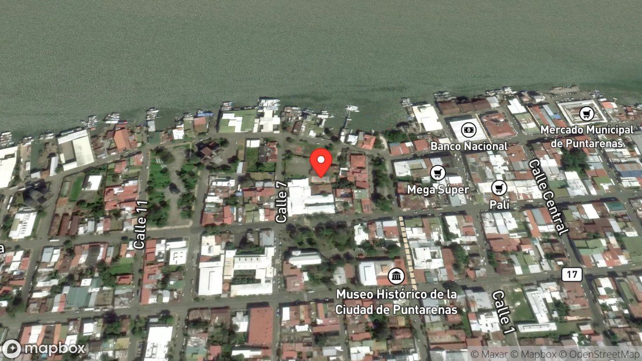 Mapa del incidente ESTACION DE PUNTARENAS REPORTA ENJAMBRE DE ABEJAS