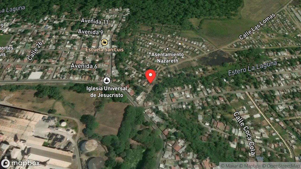 Mapa del incidente T-06 REPORTA FUEGO EN ESTRUCTURA