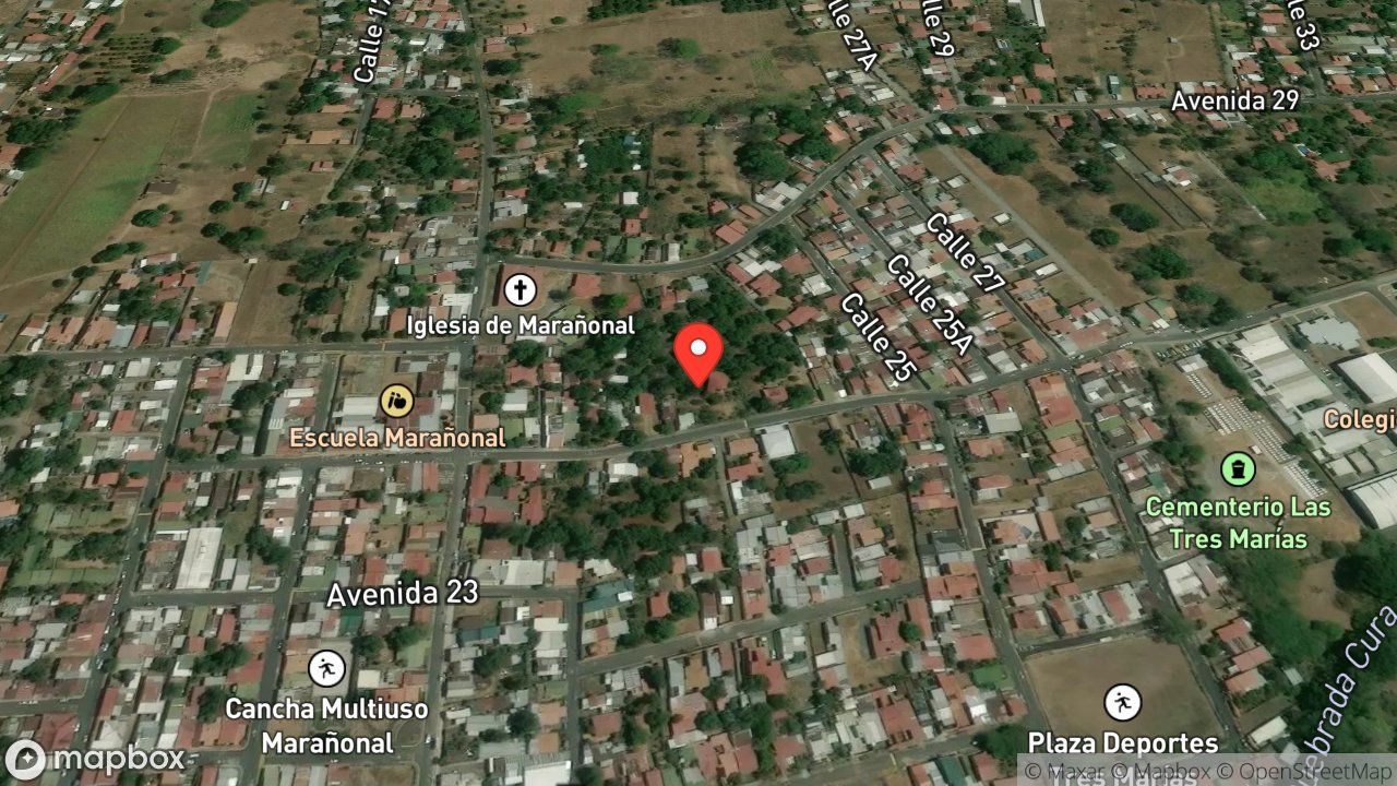 Mapa del incidente ENJAMBRE DE ABEJAS