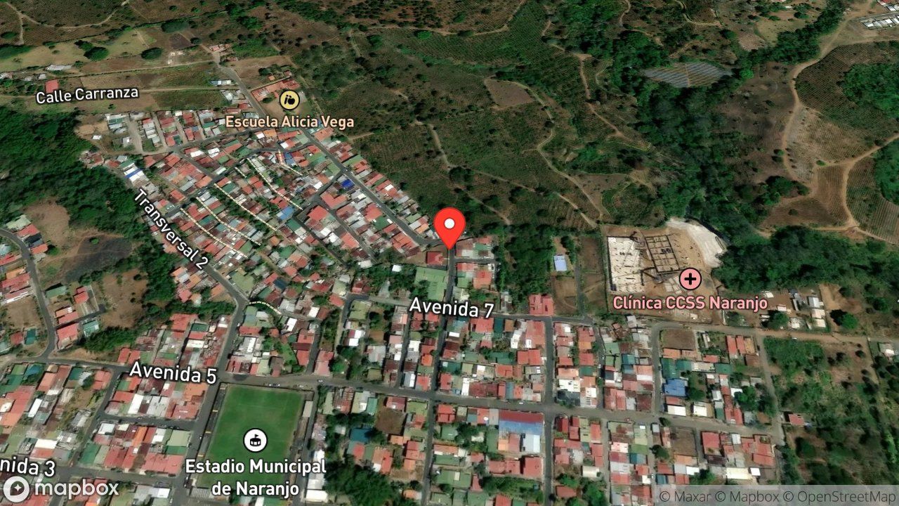 Mapa del incidente AMENAZA DE SERPIENTE EN VIVIENDA