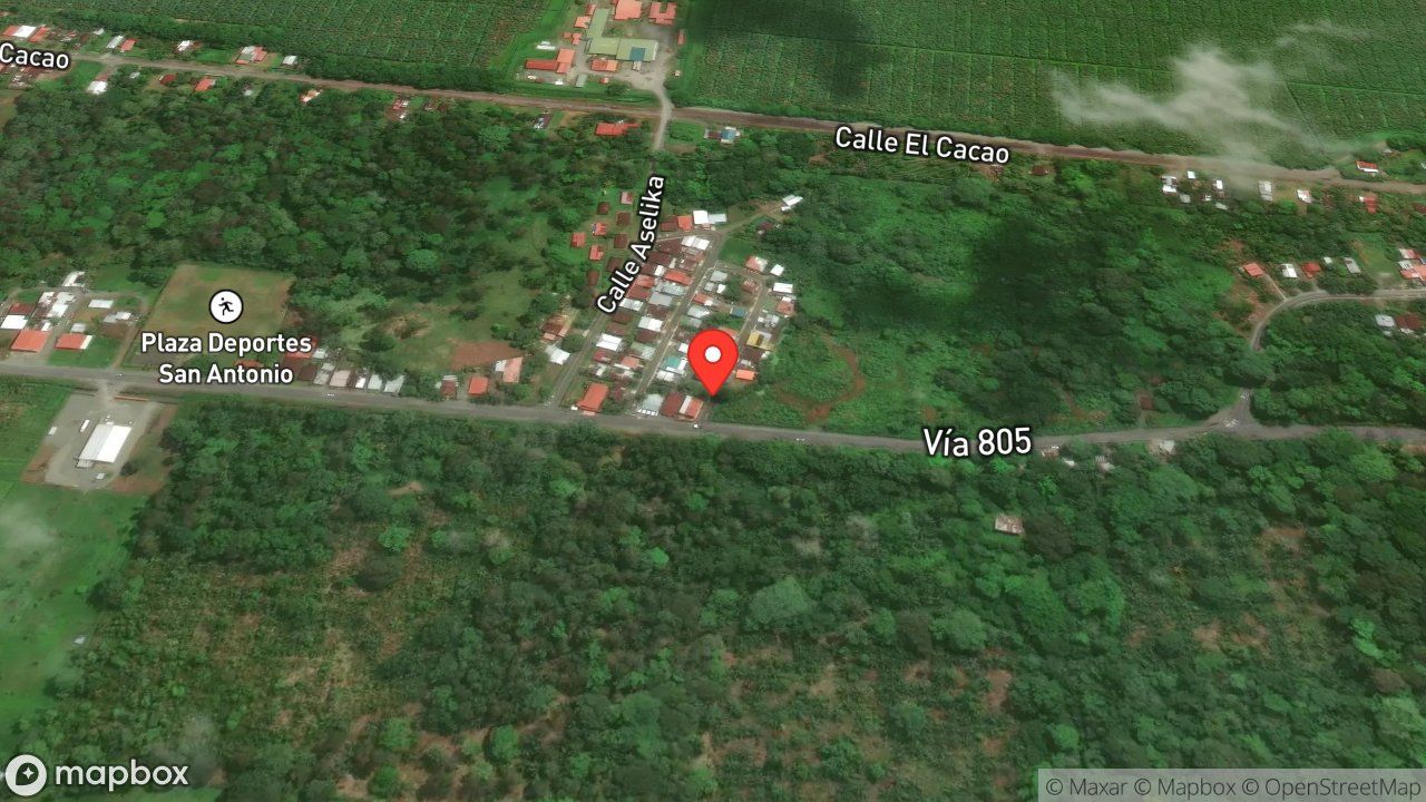 Mapa del incidente RESCATE DE OSO PEREZOSO EN VIVIENDA