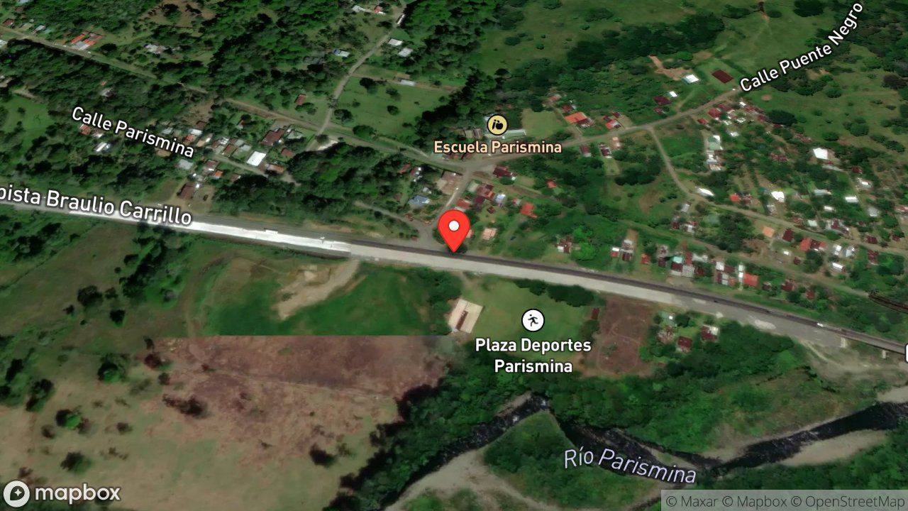 Mapa del incidente ESTACION DE SIQUIRRES REPORTA FUEGO DENTRO DE UNA BODEGA