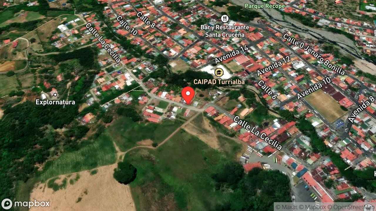Mapa del incidente ESTACION DE TURRIALBA REPORTA SERPIENTE