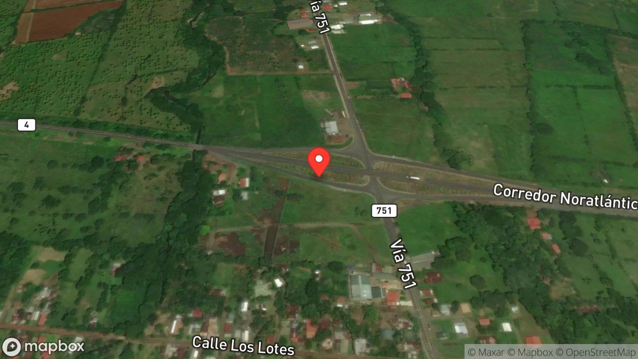 Mapa del incidente CORTO CIRCUITO EN POSTE DE ALUMBRADO PUBLICO