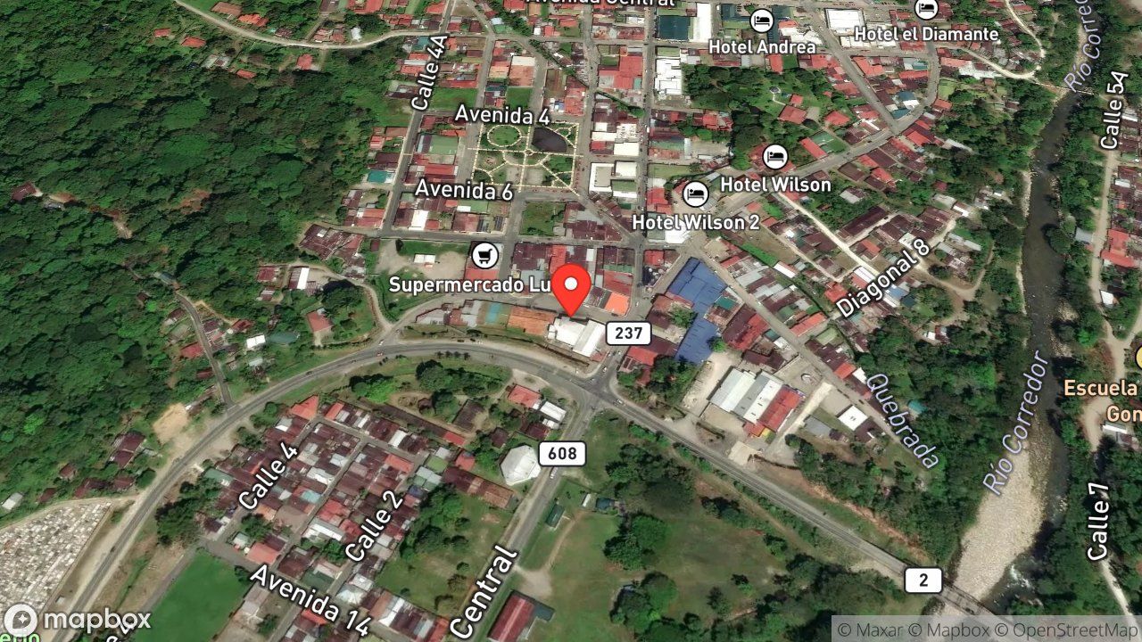 Mapa del incidente ACTIVACION DE ALARMA CONTRA INCENDIO