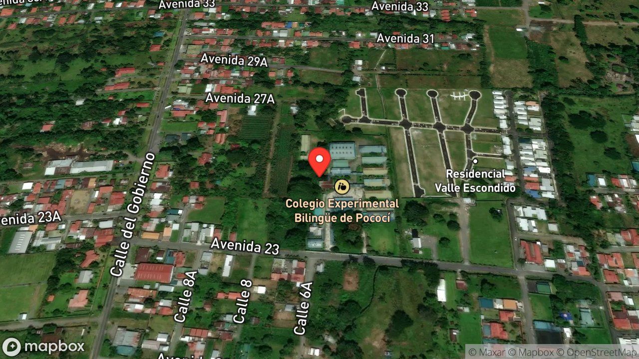 Mapa del incidente ENJAMBRE DE ABEJAS