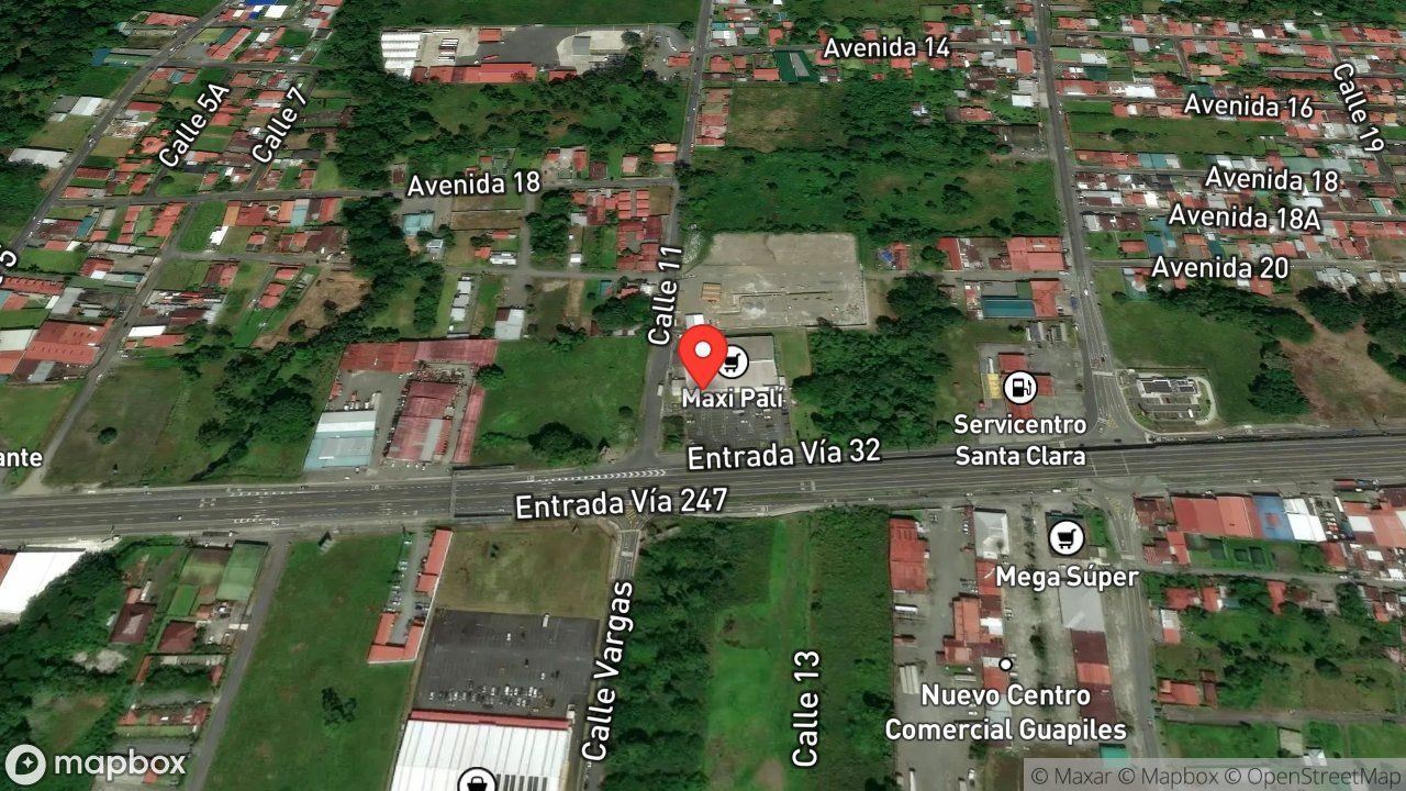 Mapa del incidente RESCATE DE OSO PEREZOSO