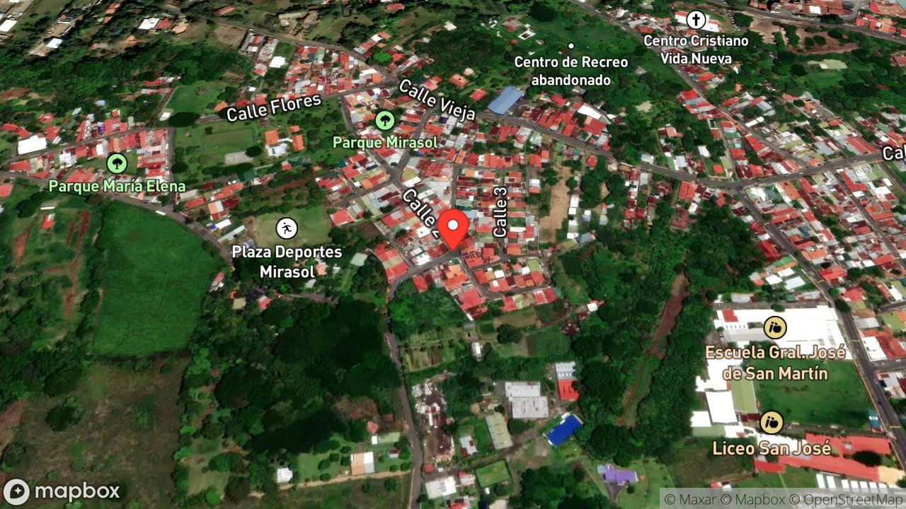 Mapa del incidente CORTO CIRCUITO EN TENDIDO ELECTRICO