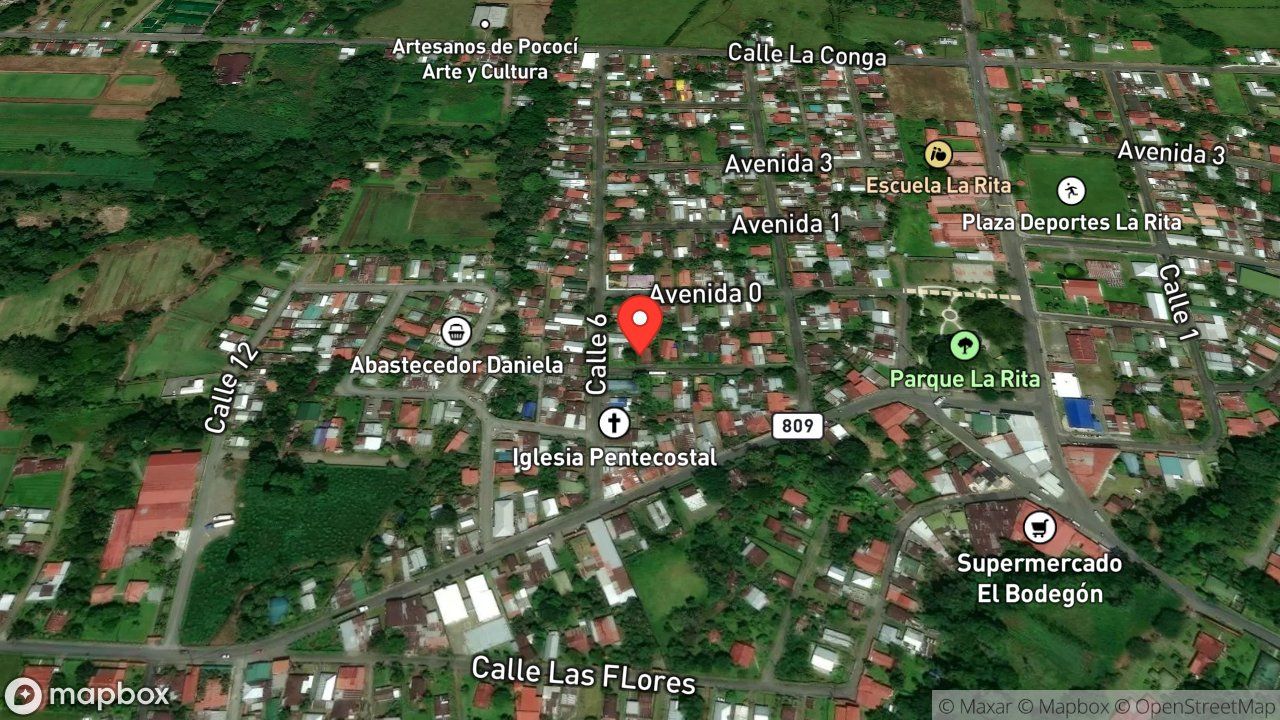 Mapa del incidente PEREZOSO EN VIVIENDA