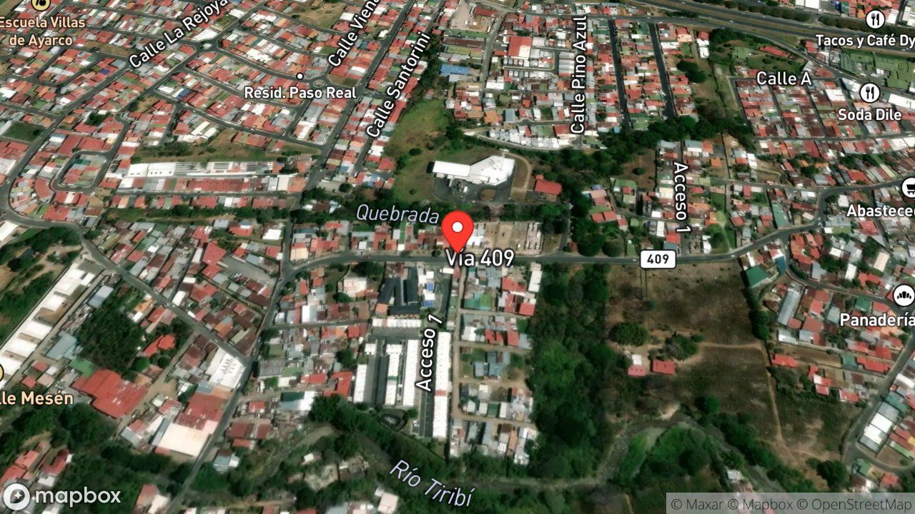 Mapa del incidente COLISION CON PERSONA PRENSADA