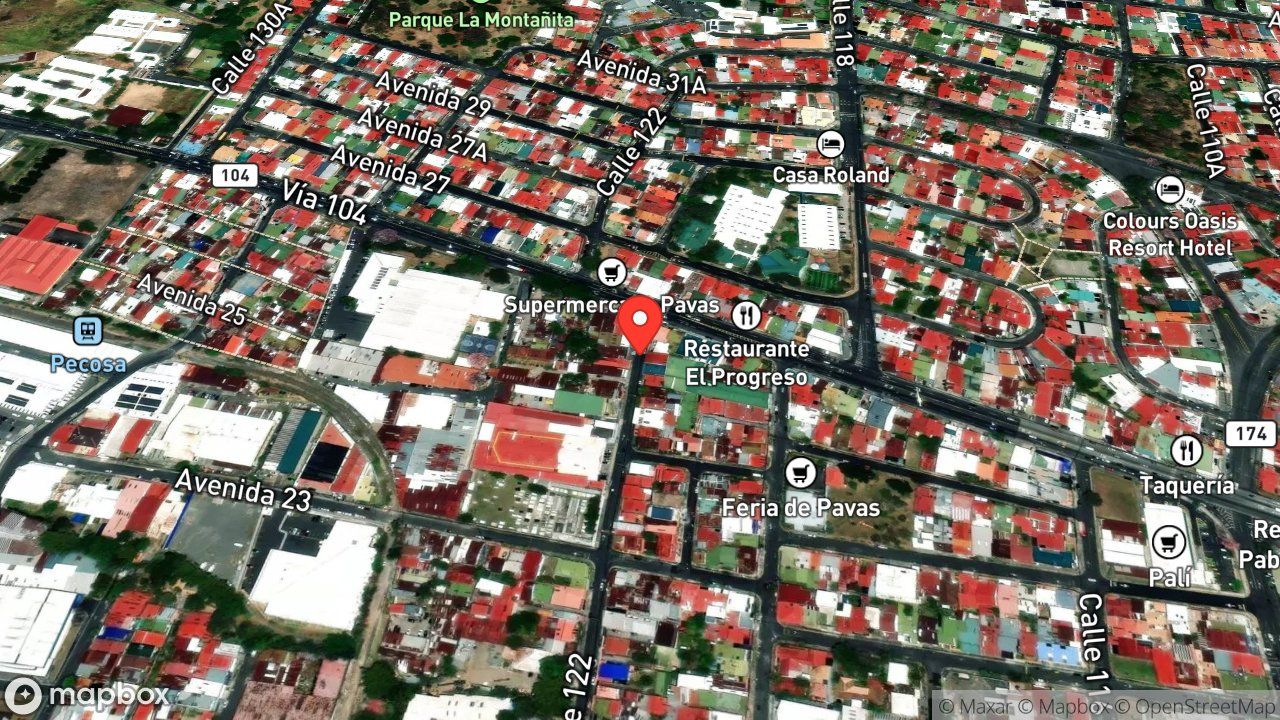 Mapa del incidente EN RUTA PARA CORTO CIRCUITO EN ALUMBRADO
