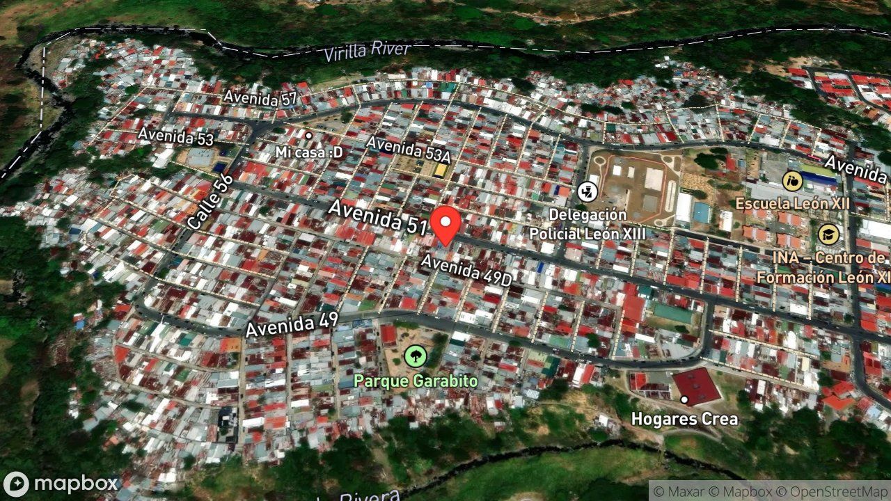 Mapa del incidente FUEGO EN ESTRUCTURA