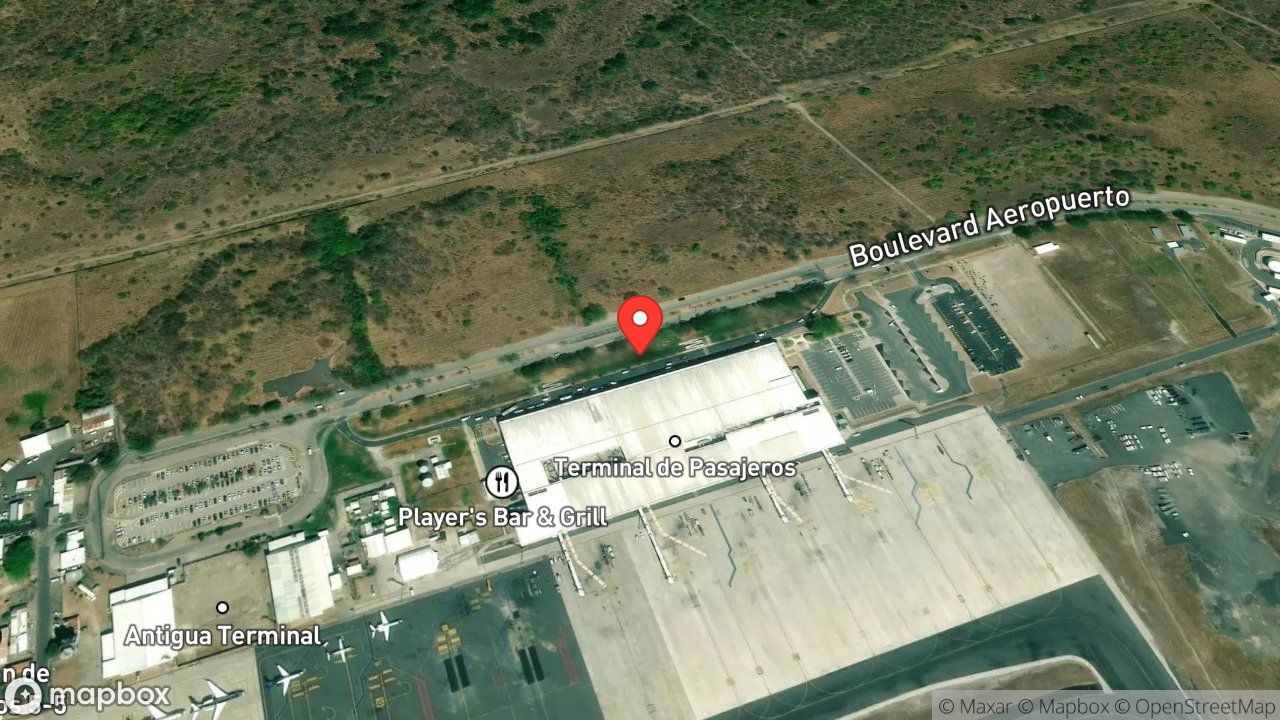 Mapa del incidente ESTACION DEL AEROPUERTO REPORTA ATENCION DE ABEJAS