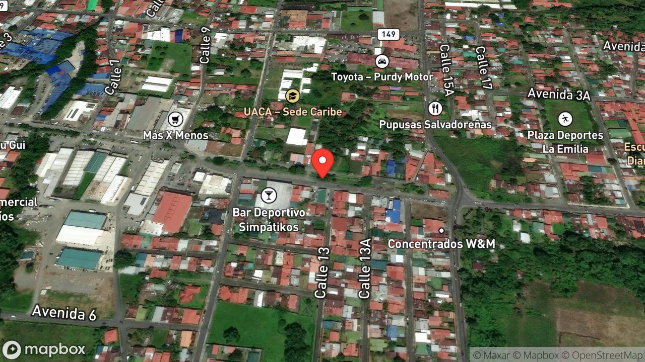 Mapa del incidente FUEGO EN LA COCINA DE UNA VIVIENDA