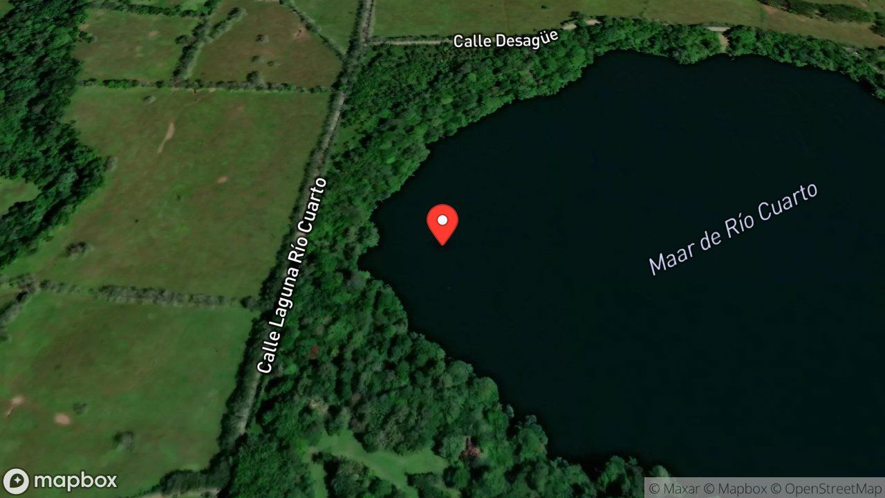Mapa del incidente RESCATE DE PERSONA EN EL CAUCE DE UN RIO