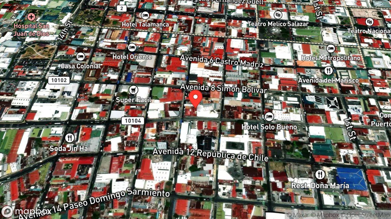 Mapa del incidente FUEGO EN ESTRUCTURA