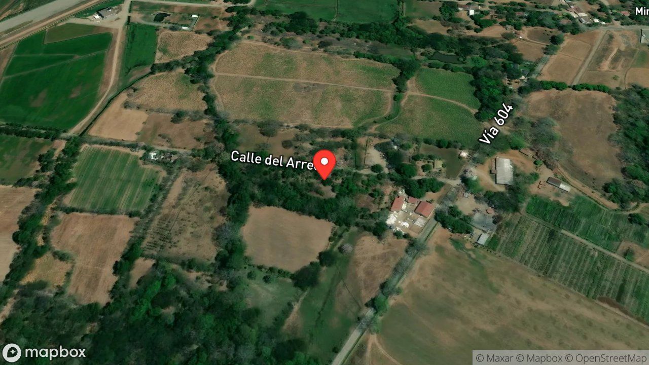 Mapa del incidente ENJAMBRE DE ABEJAS