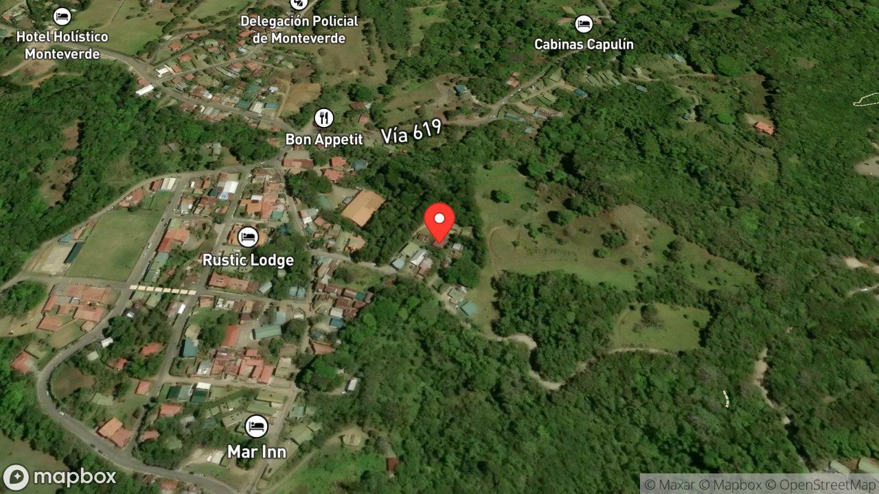 Mapa del incidente ESTACION DE MONTEVERDE REPORTA SERPIENTE EN VIVIENDA