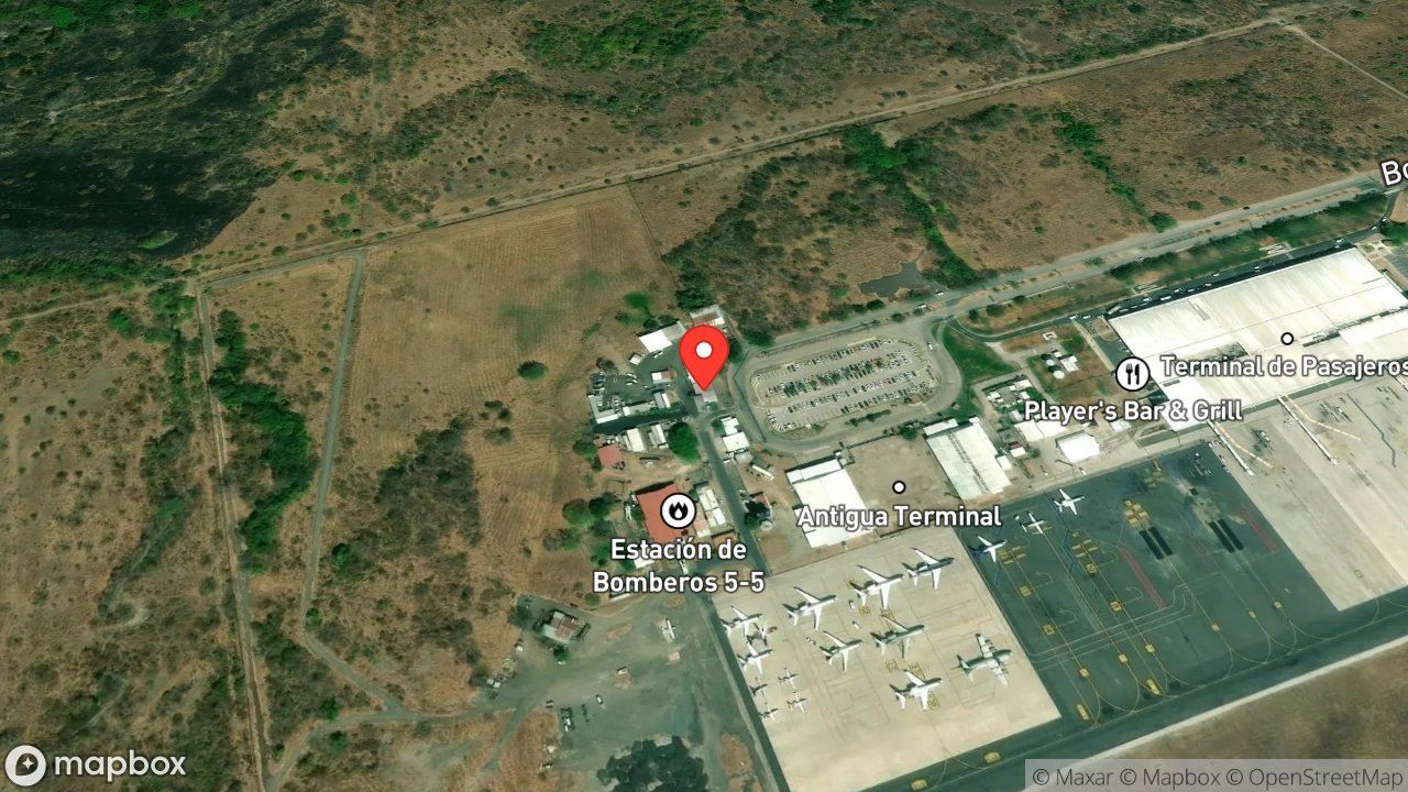 Mapa del incidente ESTACION DEL AEROPUERTO DANIEL ODUBER REPORTA CORTO CIRCUITO DENTRO DE ESTRUCTURA