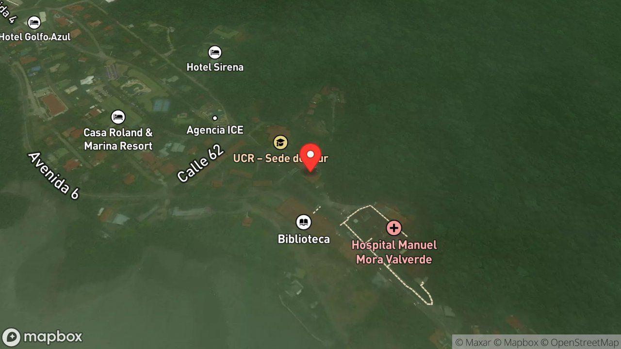 Mapa del incidente ESTACION DE GOLFITO REPORTA AMENAZA DE SERPIENTE