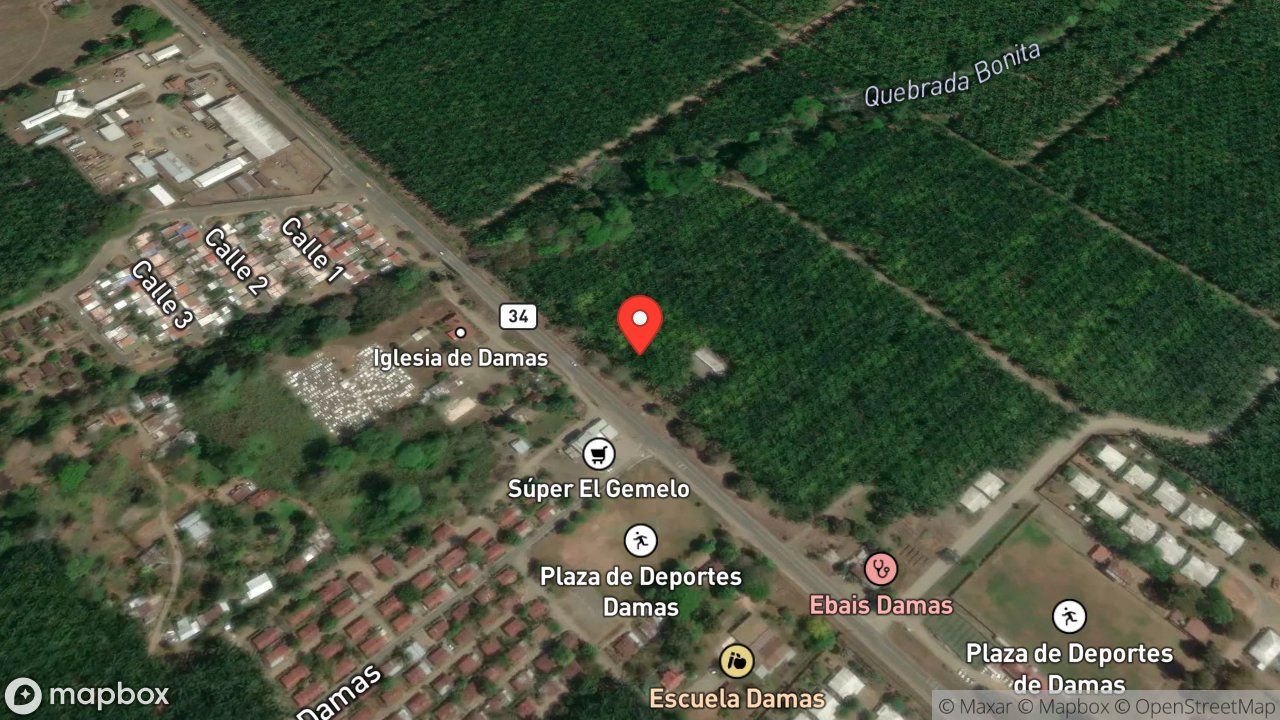 Mapa del incidente PRECIPITACION DE VEHICULO CON PERSONA ATRAPADA