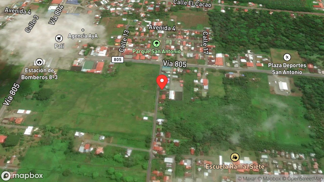 Mapa del incidente CANINO ATRAPADO EN UNA VERJA