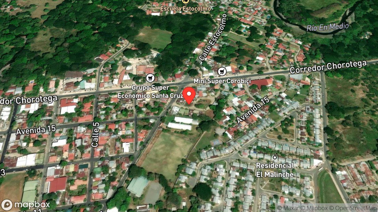 Mapa del incidente ESTACION DE SANTA CRUZ REPORTA ENJAMBRE DE ABEJAS