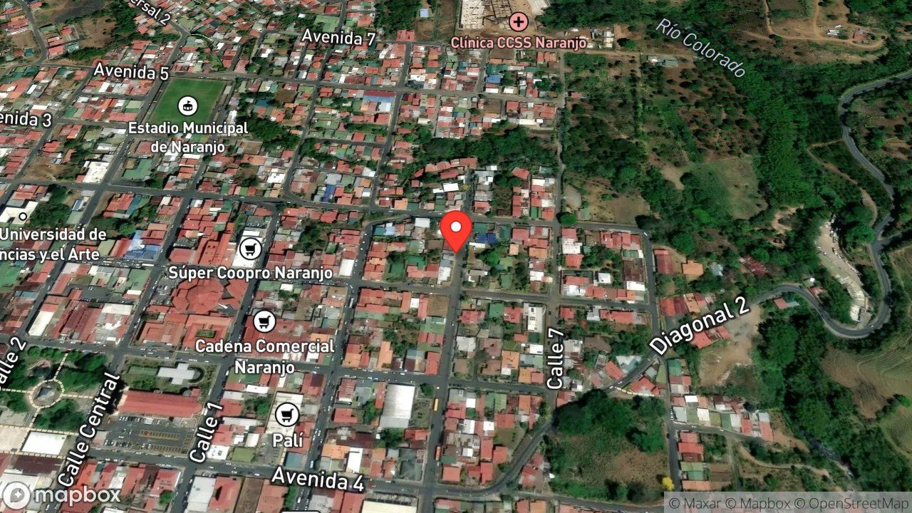 Mapa del incidente RESCATE DE MENOR ENCERRADA DENTRO DE VIVIENDA