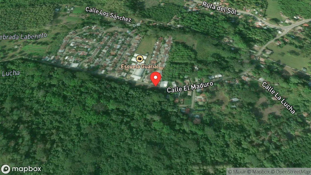 Mapa del incidente AMENAZA DE SERPIENTE
