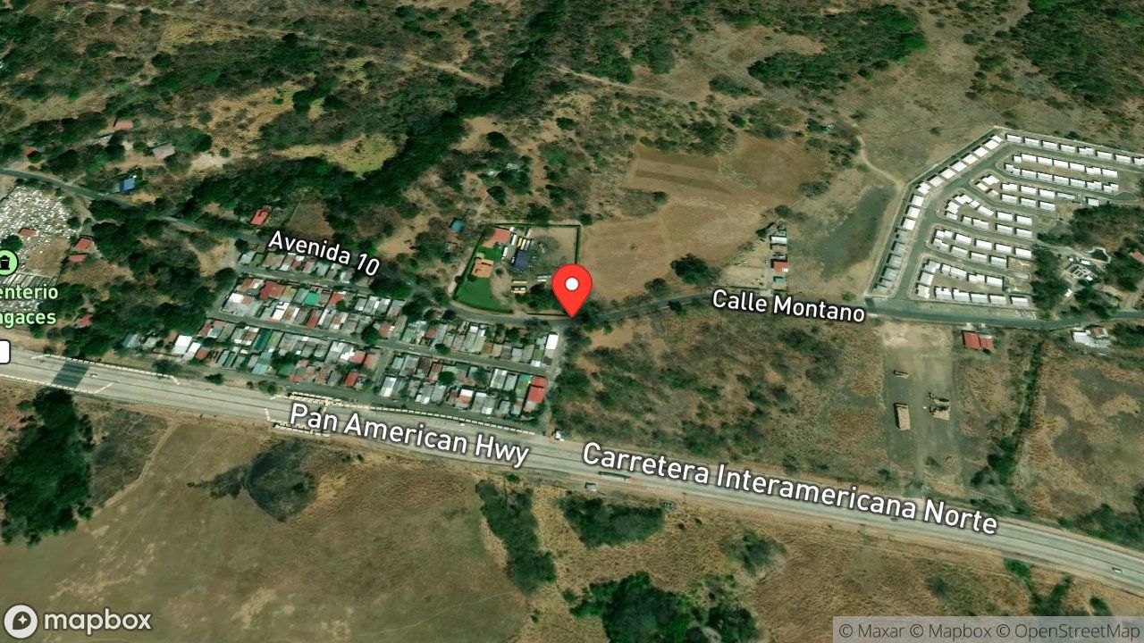 Mapa del incidente ESTACION DE BAGACES REPORTA AMENAZA POR CAIDA DE ARBOL