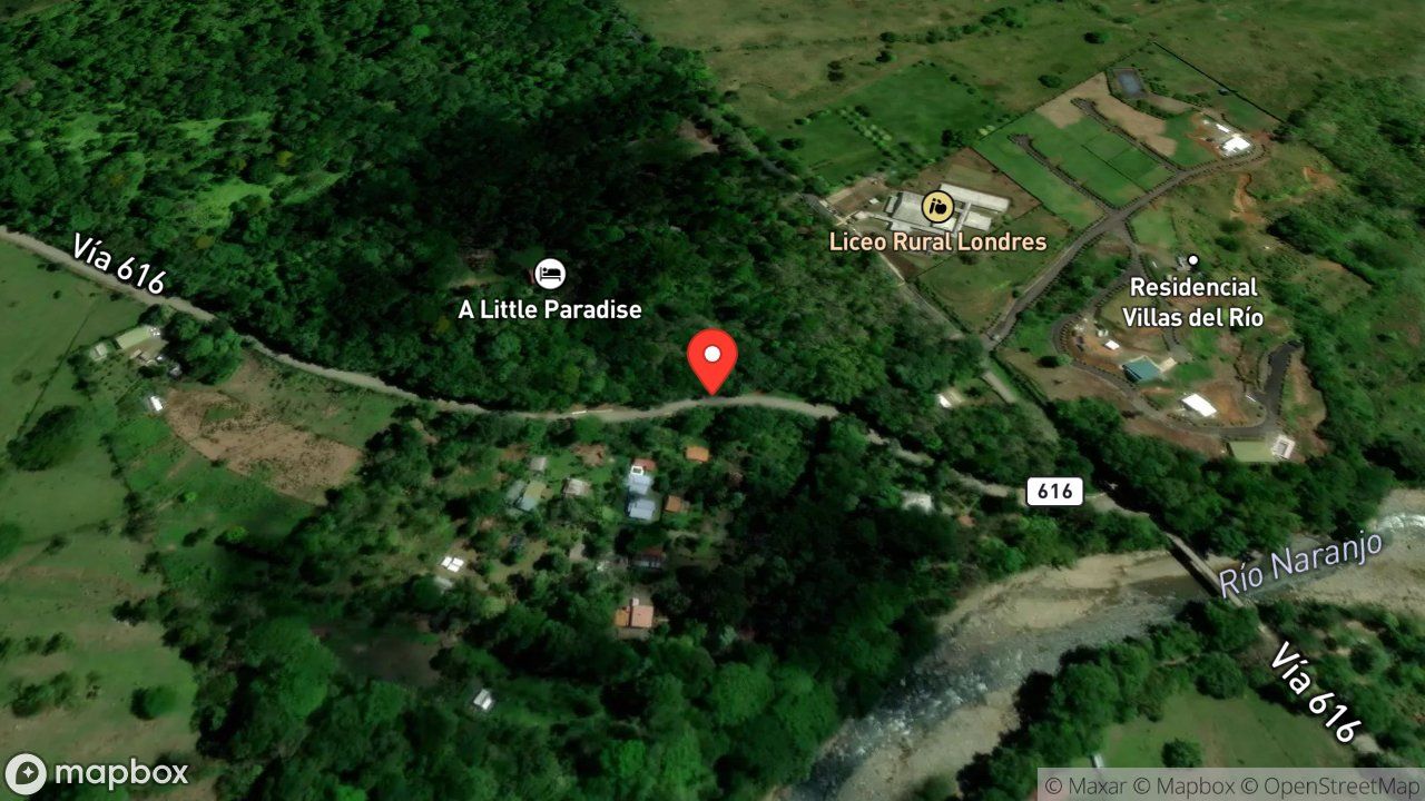 Mapa del incidente RESCATE DE PERSONAS EN CAUCE DE UN RIO